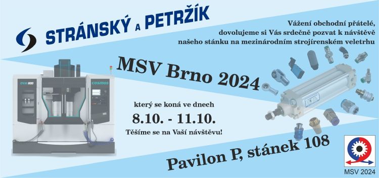 Pozvánka na veletrh MSV Brno